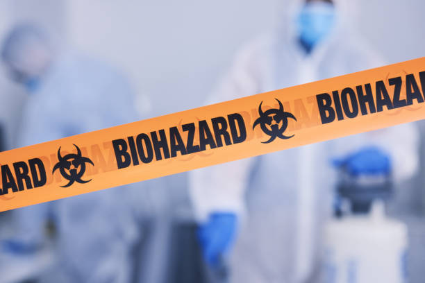 Professional Biohazard Cleanup technician working in Richmond, MN
